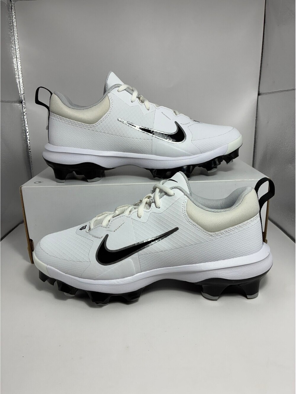 Size 8 - Nike Force Trout 9 MCS White Metallic Silver Baseball Cleats